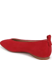 Naturalizer 27 EDIT Carla Suede Square Toe Casual Ballet Flats