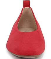 Naturalizer 27 EDIT Carla Suede Square Toe Casual Ballet Flats