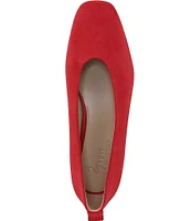 Naturalizer 27 EDIT Carla Suede Square Toe Casual Ballet Flats