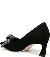 Naturalizer 27 EDIT Emery Embellished Bow Suede Pumps