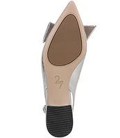 Naturalizer 27 EDIT Shine Slingback Leather Pumps