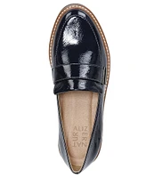 Naturalizer Adiline Patent Leather Slip-On Lightweight Wedge Loafers