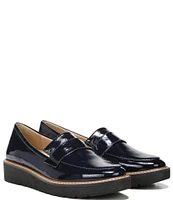 Naturalizer Adiline Patent Leather Slip-On Lightweight Wedge Loafers