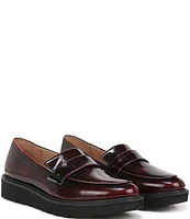 Naturalizer Adiline Patent Leather Slip-On Lightweight Wedge Loafers