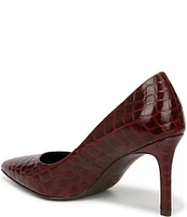 Naturalizer Anna Crocodile Print Leather Pumps