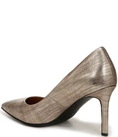 Naturalizer Anna Metallic Crinkle Leather Pumps