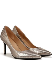 Naturalizer Anna Metallic Crinkle Leather Pumps