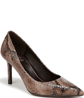 Naturalizer Anna Snake Print Leather Pumps