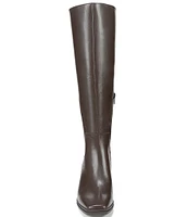 Naturalizer Axel 2 Weatherproof Leather Block Heel Tall Boots