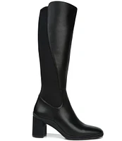 Naturalizer Axel 2 Weatherproof Leather Block Heel Tall Boots