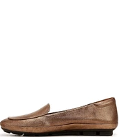 Naturalizer Bashful Metallic Leather Slip On Loafers