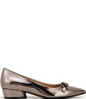 Naturalizer Becca Chain Detail Metallic Flats