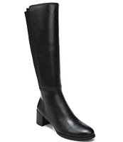 Naturalizer Brent Weatherproof Leather Block Heel Tall Boots