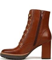 Naturalizer Callie Lace Up Leather Booties