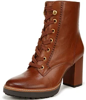 Naturalizer Callie Lace Up Leather Booties