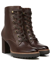 Naturalizer Callie Lace Up Leather Booties