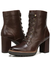 Naturalizer Callie Lace Up Leather Booties