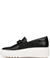 Naturalizer Daphne Leather Chain Strap Platform Slip-On Sneakers