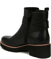 Naturalizer Darry Buckle Leather Booties