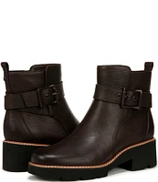 Naturalizer Darry Buckle Leather Booties