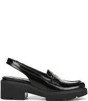 Naturalizer Darry Studded Lug Slingback Loafers