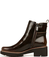 Naturalizer Darry Water Repellent Patent Leather Booties