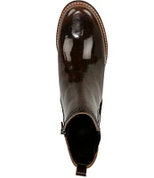 Naturalizer Darry Water Repellent Patent Leather Booties