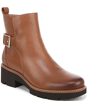 Naturalizer Delilah Leather Buckle Ankle Booties