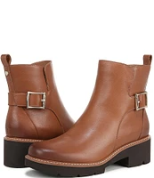 Naturalizer Delilah Leather Buckle Ankle Booties