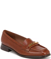 Naturalizer Fabienne Metallic Ornamentation Leather Slip-On Loafers