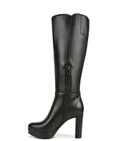 Naturalizer Fenna Leather Platform Knee High Dress Boots