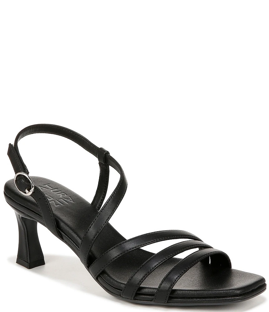 Naturalizer Galaxy Leather Strappy Sandals