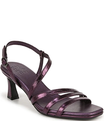 Naturalizer Galaxy Strappy Metallic Dress Sandals