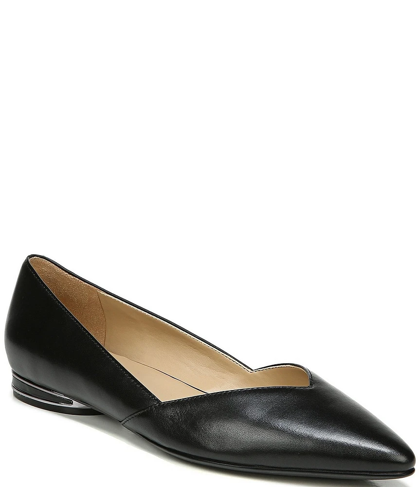 Naturalizer Havana Leather Slip-On Pointed Toe Dress Flats