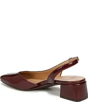 Naturalizer Jayla Patent Square Toe Slingback Pumps