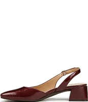 Naturalizer Jayla Patent Square Toe Slingback Pumps