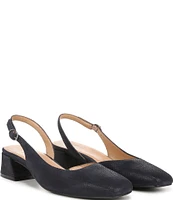 Naturalizer Jayla Textured Suede Slingback Pumps