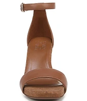 Naturalizer Joy Cork Ankle Strap Dress Sandals