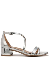 Naturalizer June Metallic Strappy Crisscross Dress Sandals