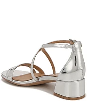 Naturalizer June Metallic Strappy Crisscross Dress Sandals