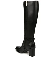 Naturalizer Kamila Leather Decorative Buckle Knee High Boots