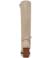 Naturalizer Kamila Suede Decorative Buckle Knee High Boots