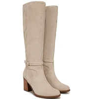 Naturalizer Kamila Suede Decorative Buckle Knee High Boots