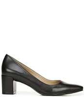 Naturalizer Karina Leather Block Heel Pumps