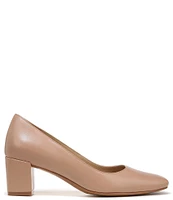 Naturalizer Karina Leather Block Heel Pumps