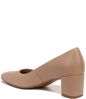 Naturalizer Karina Leather Block Heel Pumps