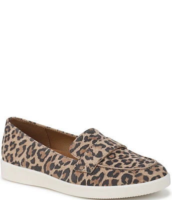 Naturalizer Karis Leopard Suede Penny Loafers