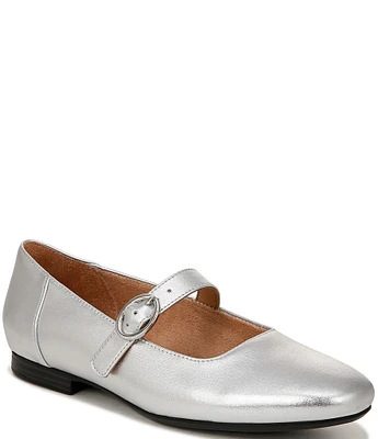 Naturalizer Kelly Leather Mary Jane Flats