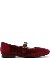 Naturalizer Kelly Velvet Mary Jane Flats