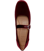 Naturalizer Kelly Velvet Mary Jane Flats